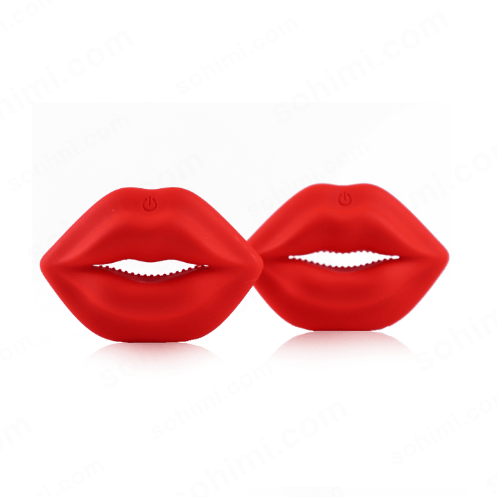 SSCHU rose nipple clamps and lips kiss vibrator product image