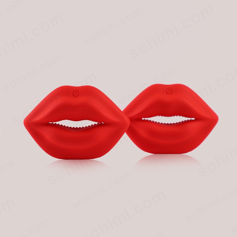 SSCHU - ROSE| Nipple Clamps Lips Kiss Vibrator Sex Toy - Sohimi