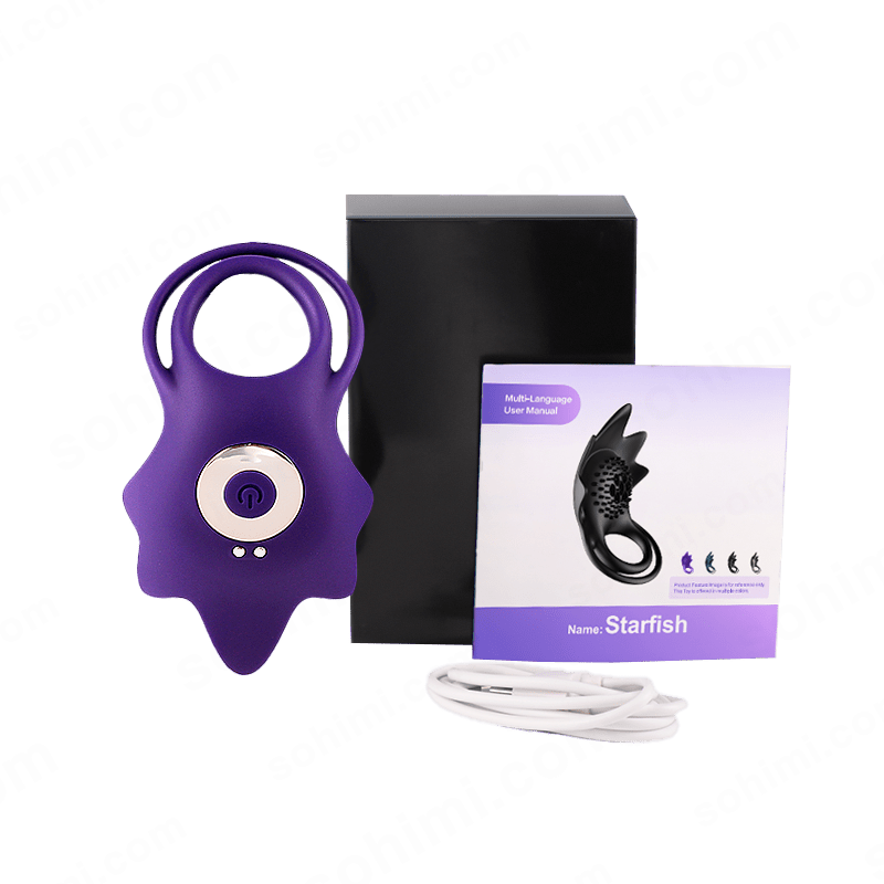 STARFISH Vibrating Cock Ring with 10 Modes | Sohimi STARFISH Vibrating Cock Ring with 10 Modes | Sohimi