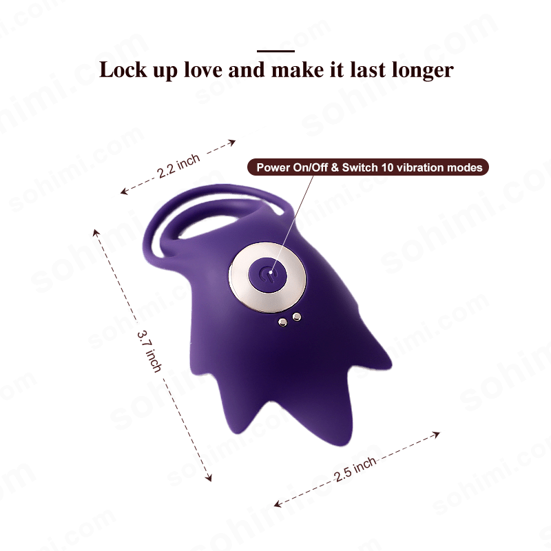 STARFISH Vibrating Cock Ring with 10 Modes | Sohimi STARFISH Vibrating Cock Ring with 10 Modes | Sohimi