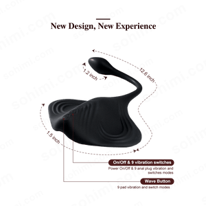 Stingray|Wearable Vibrating Butt Plug - Sohimi