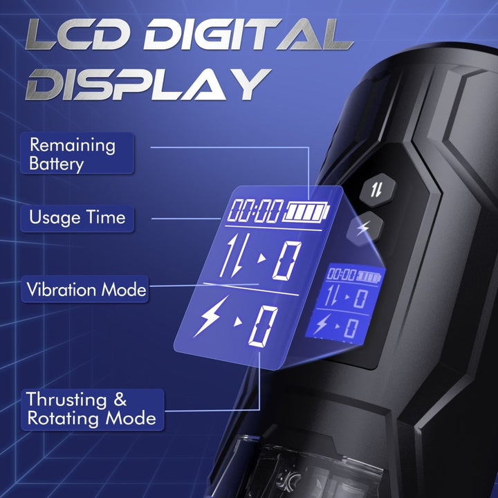 STORM| 3 in 1 Thrusting and Rotating vibrating Male Masturbator Toy - Sohimi