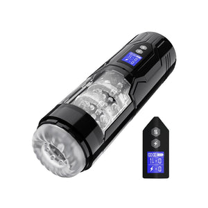 STORM| 3 in 1 Thrusting and Rotating vibrating Male Masturbator Toy - Sohimi