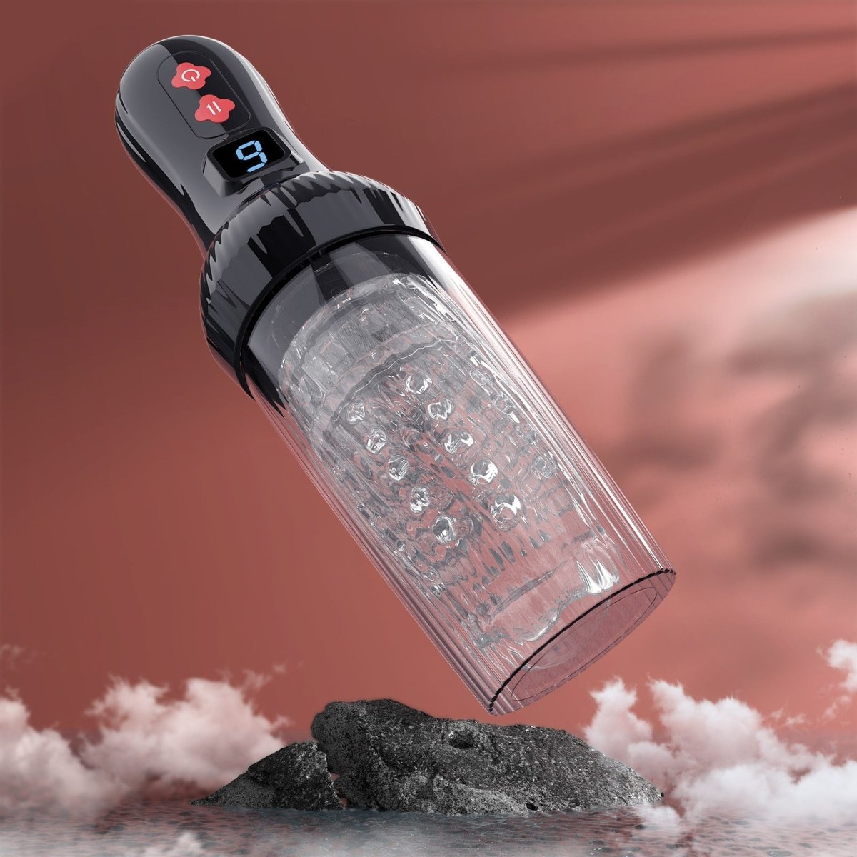 Upgraded 2 in 1 Powerful Automatic Thrusting and Rotating Male Masturbator - Torch - Sohimi