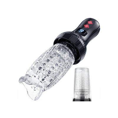 Upgraded 2 in 1 Powerful Automatic Thrusting and Rotating Male Masturbator - Torch - Sohimi