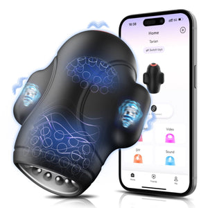 Upgraded App Control 4 in 1 Penis Trainer Vibrating Masturbation Cup - Sohimi