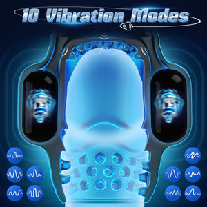 Upgraded App Control 4 in 1 Penis Trainer Vibrating Masturbation Cup - Sohimi