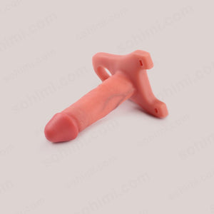 UricaGuard 2| App Control Strap - on Vibration Cock Ring Hollow Dildo - Sohimi
