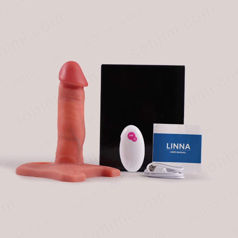 UricaGuard 2| App Control Strap - on Vibration Cock Ring Hollow Dildo - Sohimi