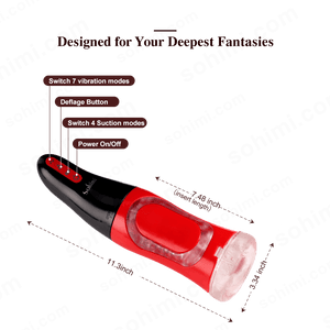 Vacuum Suction Vibration Blow Job Simulator - Sohimi