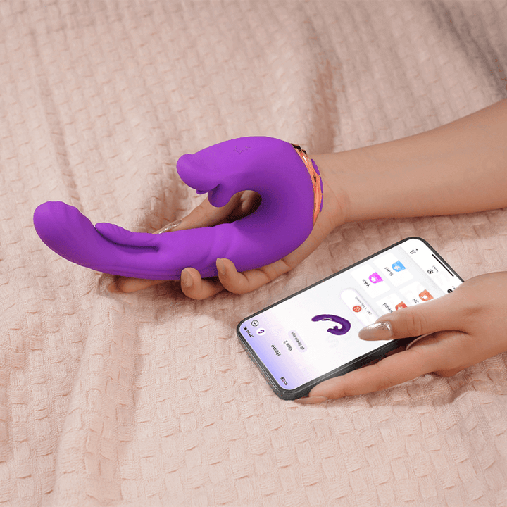 VASE| New Flapping and Tongue Licking Female Vibrator - Sohimi