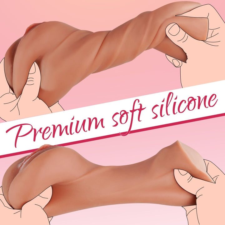 Vibration 1.37Lb Two Tunnels Blowjob Pocket Pussy - Sohimi
