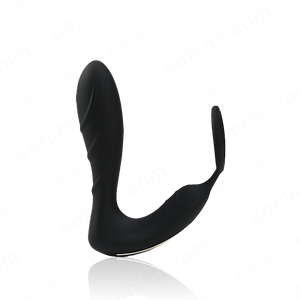 Vibration Dual - Motor Prostate Massager With Penis Ring - Sohimi