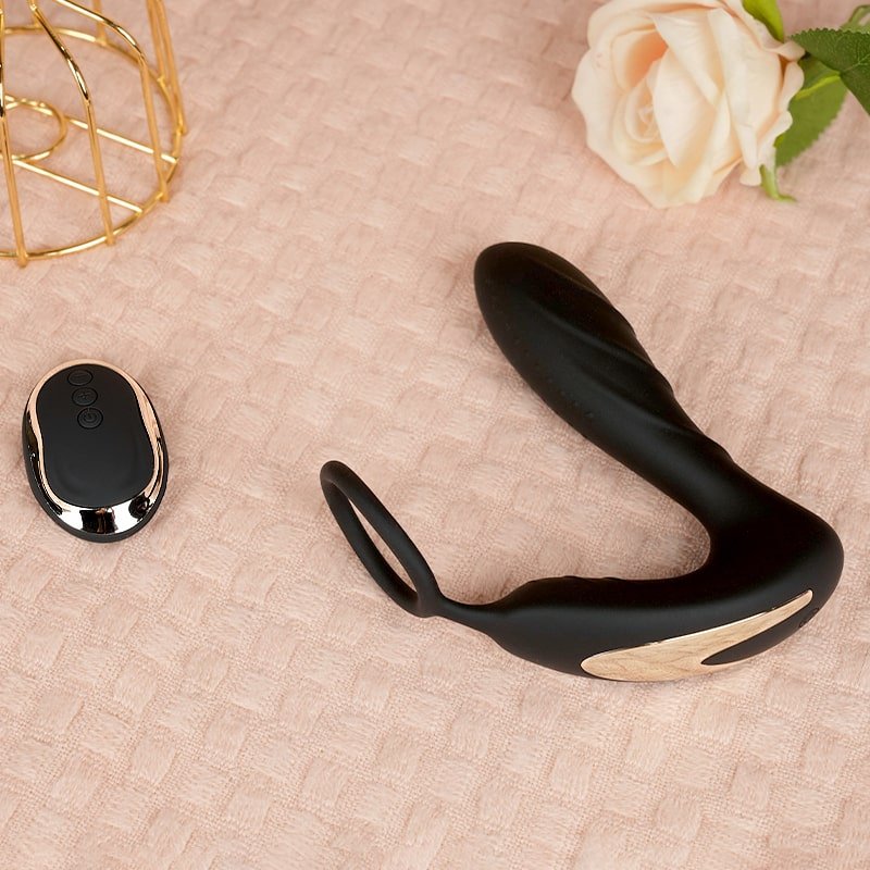 Vibration Dual - Motor Prostate Massager With Penis Ring - Sohimi