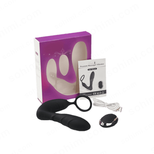 Vibration Dual - Motor Prostate Massager With Penis Ring - Sohimi