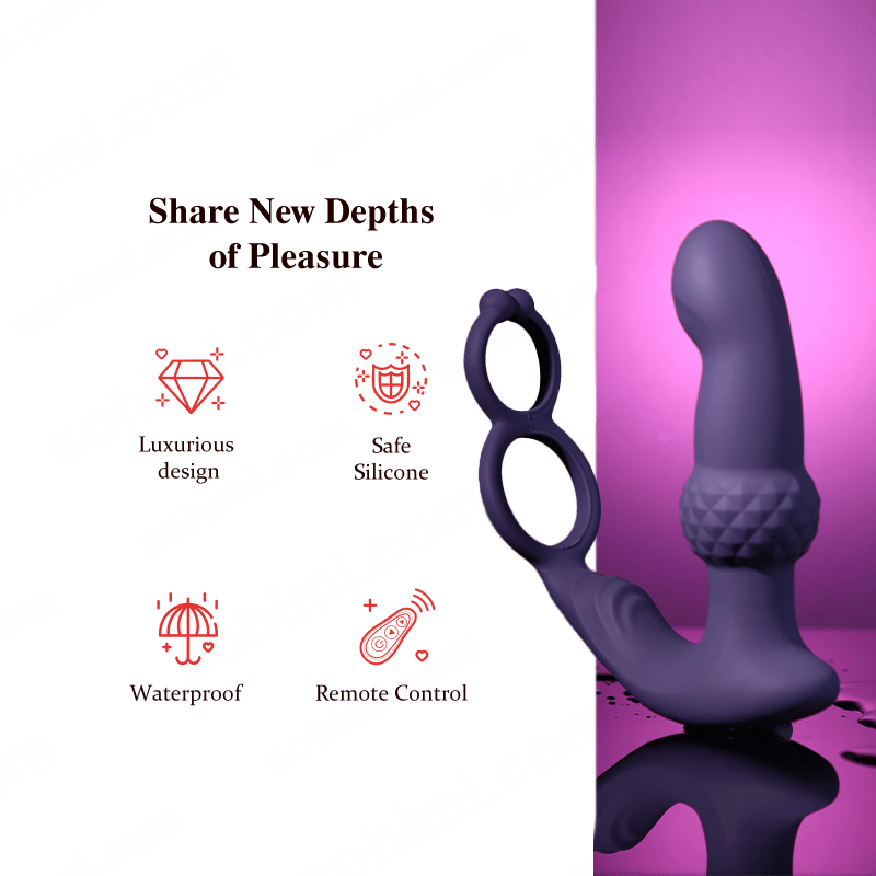vibrating silicone anal beads Valentino Vibrating Silicone Anal Toy main image 0