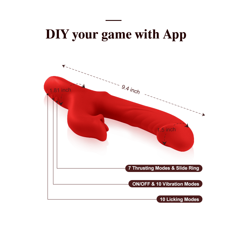 VIGO| App Control Thrusting and Licking G - Spot Clit Stimulator - Sohimi