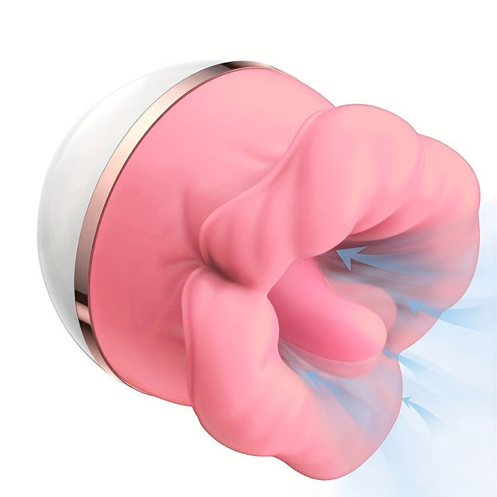 Woman 3 in 1 Sucking and Tongue Licking Clitoral Vibrator Toy - Sohimi