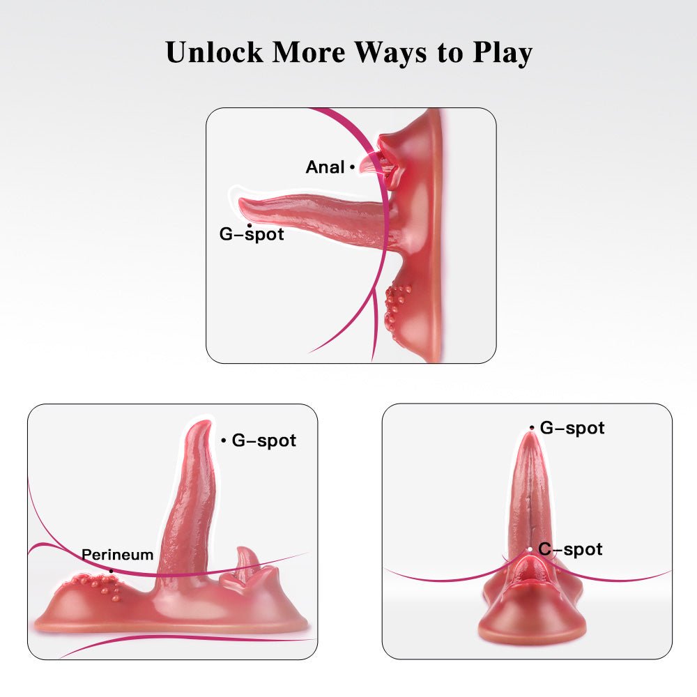 ZACK 3-in-1 Grinding Thrusting Tongue Vibrator | Sohimi