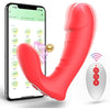 APP Remote Control Wearable Dildo G Spot Vibrators Adult Toys