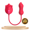 3 in 1 Silicone Rose Toy for Woman G-spot Vibrator